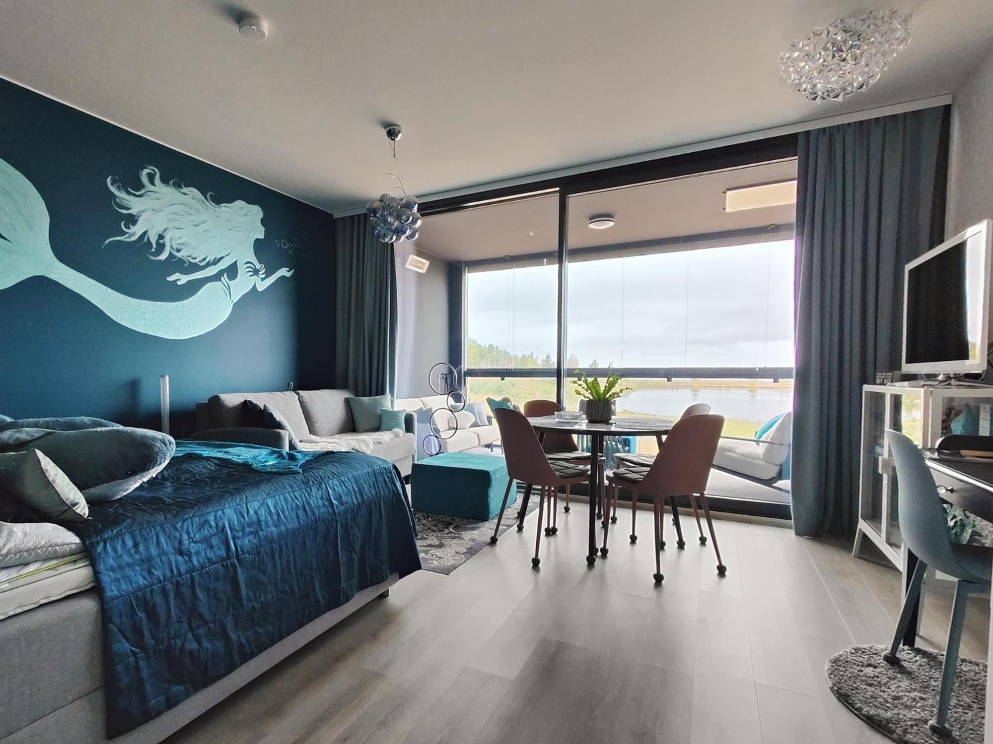 Marina Mermaid Seaview - Uusi Lumoava Merinaekoealahuoneisto, Sisaeltaeae Liinavaatteet Kalajoki Exterior photo